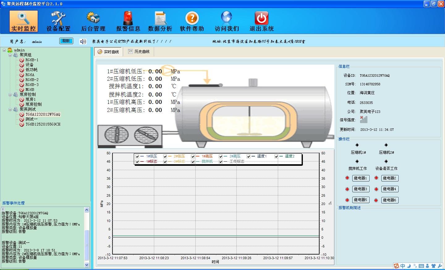 漏油远程监测系统云平台管理