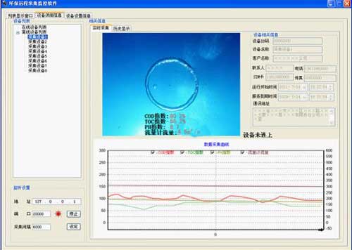 基于GPRS超低功耗水质在线监测系统软件界面 基于GPRS超低功耗水质在线监测系统软件界面