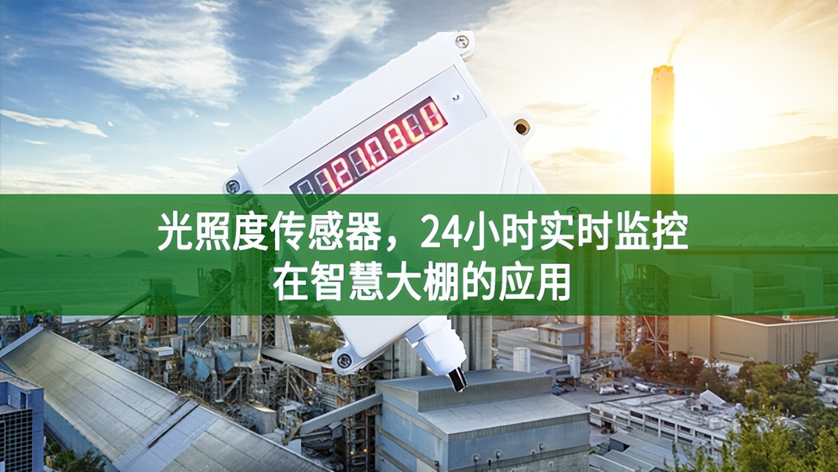 光照度传感器，24小时实时监控在智慧大棚的应用