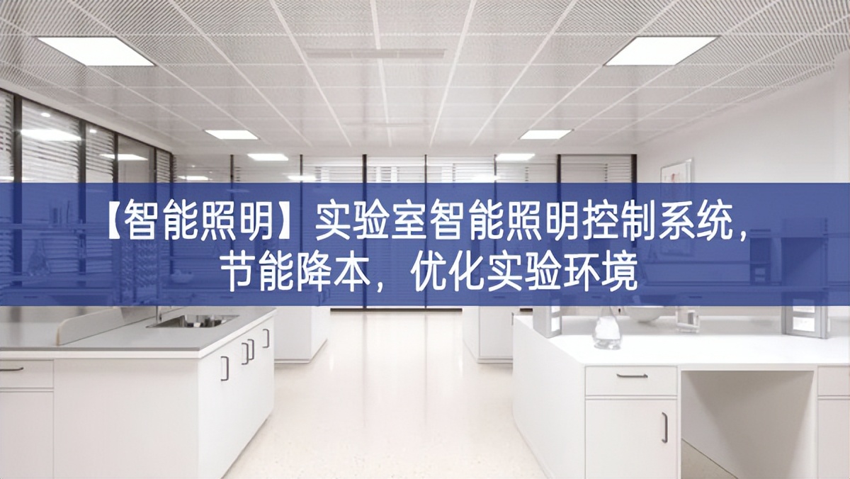 【智能照明】实验室智能照明控制系统，节能降本，优化实验环境