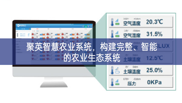 聚英智慧农业系统,构建完整、智能的农业生态系统
