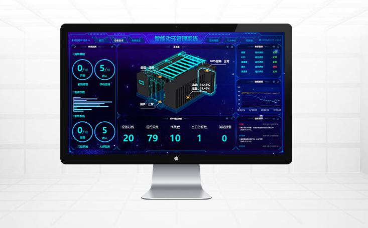 机房动环监控系统，24小时排查机房安全隐患，确?；空Ｔ诵? src=