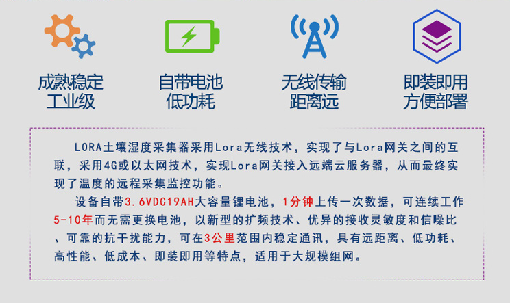 土壤温湿度传感器 土壤温湿度传感器