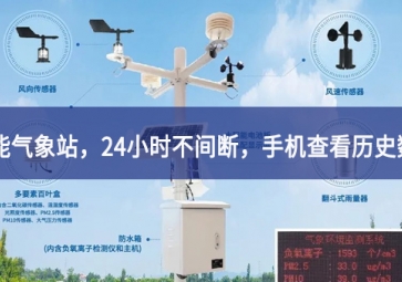 「智能气象」智能气象站，24小时不间断，手机查看历史数据