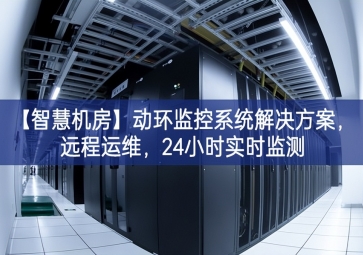 「智慧机房」动环监控系统解决方案，远程运维，24小时实时监测