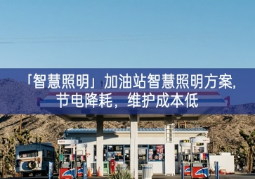「智慧照明」加油站智慧照明方案,节电降耗，维护成本低