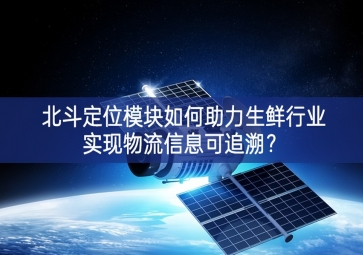 北斗定位模块如何助力生鲜行业实现物流信息可追溯？