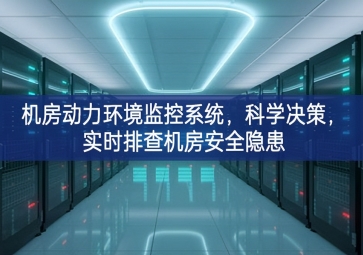 机房动力环境监控系统，科学决策，实时排查机房安全隐患