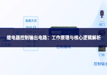继电器控制输出电路：工作原理与核心逻辑解析